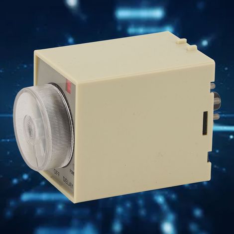 Relais temporisé de coupure haute précision BERM/Belme ST3PF, 200-220 V CA, 10 secondes (1/5)