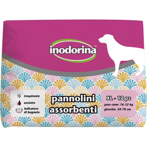 Pannolini usa e getta Inodorina 50 + 70 cm 12 Unità