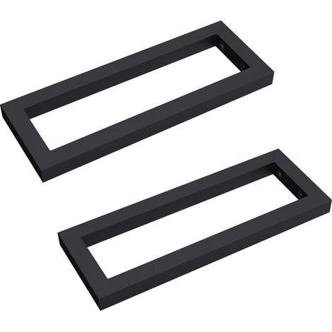 Mai & Mai Supporto da Parete per Lavandino Lavabo d'Appoggio Mensole WH01 Set 2 Reggimensole Porta-Asciugamani in Acciaio Inossidabile BTH: 45x3x15cm