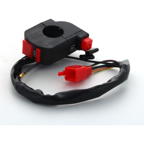 Bouton commodo ON/OFF + START UNIVERSEL - coté DROIT (1/4)