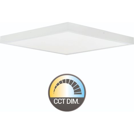Panneau LED pour plafond carré 45W – 4200 lumens – Télécommande incluse – Transformateur électronique – Sulion (1/5)