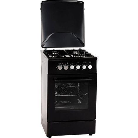 MPM MPM-56-KGM-12B Kombi-Herd schwarz 58 Liter