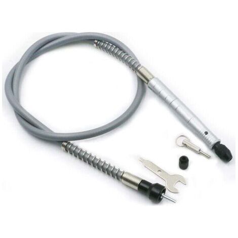 Tige flexible Ulisem, tige de foret flexible de 3,2 mm/1/8 po pour extension et extension de longueur, adaptateur d'arbre pour outil multifonction rotatif (1/4)
