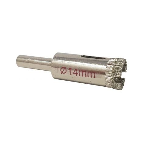 FRESA A TAZZA DIAMANTATA Ø 14 mm PER VETRO, MARMO, CERAMICA E VETRORESINA (1/5)