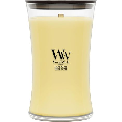 WOODWICK GRANDE BOUGIE YUZU & VÉTIVER EXCELLENT CADEAU POUR LES FEMMES 2238134