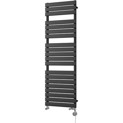 Typhoon - Black Dual Fuel Towel Rail H1564mm x W500mm Thermostatic (1/3)