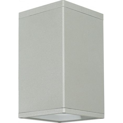 Spot plafond extérieur 21x12cm E27 argent IP54 SU-MA (1/4)
