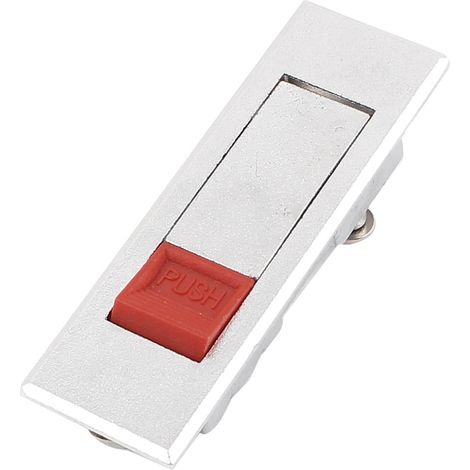 Bouton poussoir rouge Design-Pop-Up-Metall-Plane-Schloss 3,3'' pour Schaltschrank (1/3)