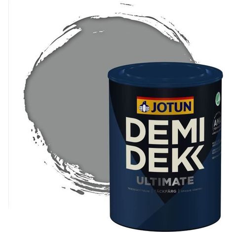 Peinture Bois - DEMI DEKK ULTIMATE - Satinée - RAL 7042 - 0,75L (1/2)