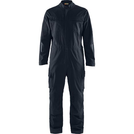 Tuta da lavoro industriale elasticizzata 6166 - Blu scuro 46