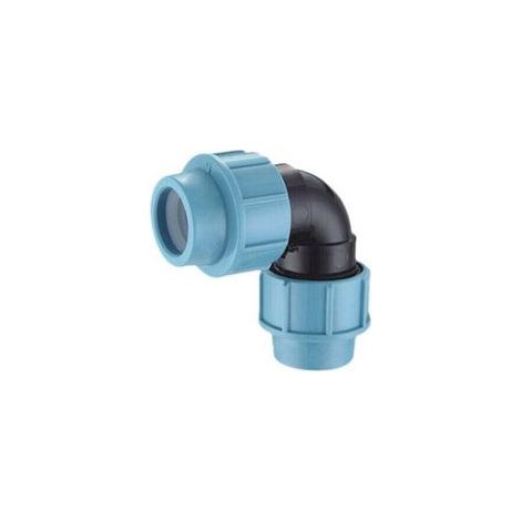 Ulisem - Coude à 90 degrés pour tube PE. Filetage intérieur. Pour usage intérieur et extérieur dans les systèmes d'adduction d'eau et d'irrigation. Pression maximale : 16 bar, 25 mm.