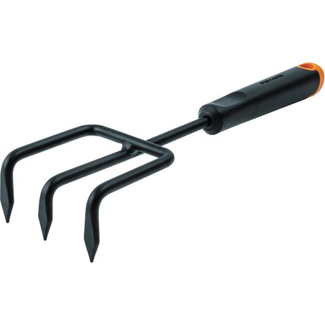 Fiskars Sarchiello, Lunghezza 30,5 cm, Testa in acciaio inox/Impugnature in plastica, Nero/Arancione, Ergo, 1027019 (1/5)