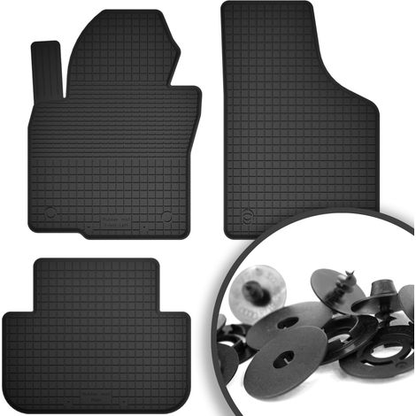 Gummimatten + Stopper für: Volkswagen Touran I Minivan (2004-2010)