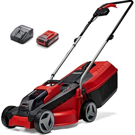 Einhell GE-CM 18-30 LI Power X-Change Rasaerba a batteria Brushless 30 cm 150 m² 18V 3Ah colore Nero Rosso