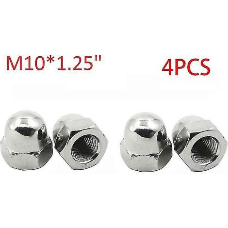 4/8 Stück M6 M8 M10 Gewindebolzenmuttern für Honda Yamaha BMW Größe 6 mm x 1 / 8 mm x 125 / 10 mm x 125 --M10 4 Stück