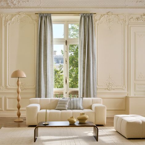 Rideau en Jacquard de rayures FABBIO (1/4)