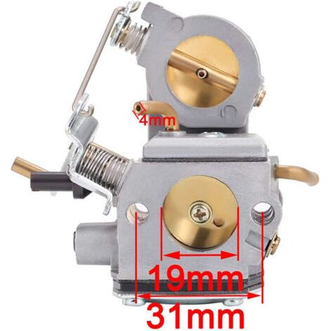 NALOOKAMIC Carburateur 510181202 pour Husqvarna K750 K760 K770 scie à tronçonner 578 24 34-01 574362301 525 47 06-01 503283209 C3-EL53 C3-EL43C C3-EL29A C3-EL29B C3-EL29C avec Filtre à Air Tuyau (1/4)