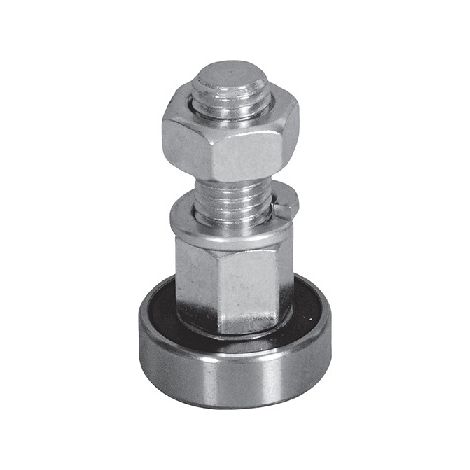 Guide à billes Ø35mm - Hauteur 60mm - Tige avec filetage M14 - À visser - DECO FER FORGE