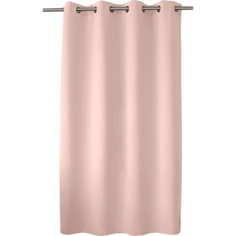 Rideau occultant OBSKUR 140 x 180 cm coloris VIEUX ROSE (1/5)