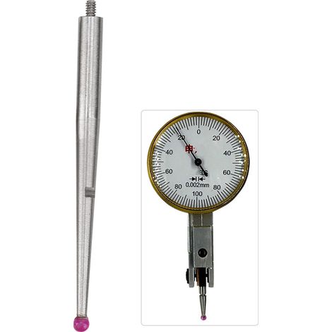 Wolframstahl/Rubin-besetzte Schwalbenschwanzverbinder Messuhrnadel M1.4 Messkopf (Nr. 10) (1/5)