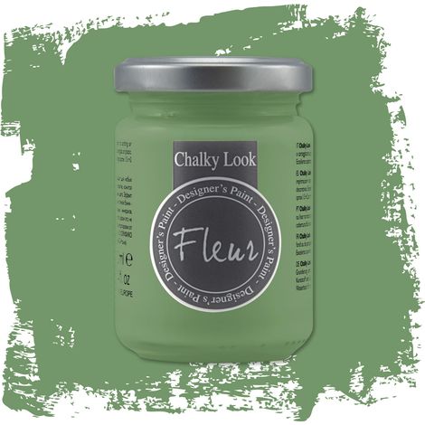 Fleur - Colori a base minerale - Fleur chalky look - effetto gesso 130 ml - scegli il colore / -/F51 Welcome green (1/5)