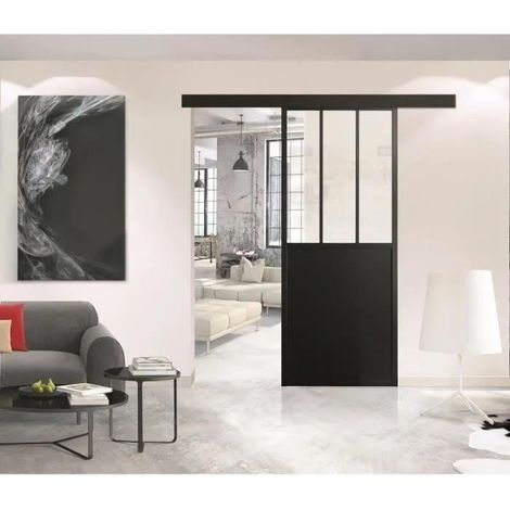Optimum Atelier Schiebetürset aus Glas und Aluminium