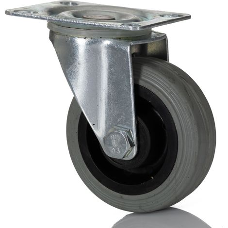 Roulettes industrielles Pivotante RS PRO, Diam 75mm, 70kg ( Prix pour 1 ) (1/3)