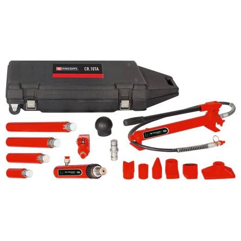 Facom – Pompe hydraulique manuelle 0.6L – Course de vérin 154mm – Pression max 700 bar – Pour travaux de levage et pression élevée