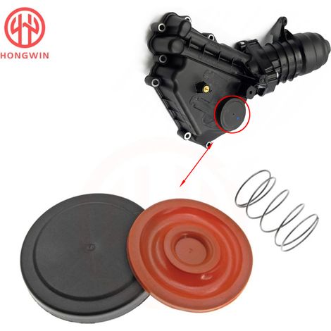 Kit de réparation 30757730 compatible avec le couvercle du boîtier de filtre à huile avec membrane. Compatible avec VOLVO C30, C70, S40, S60, V60, XC60 et XC70 2.0D, 2.4D et 2.5D.