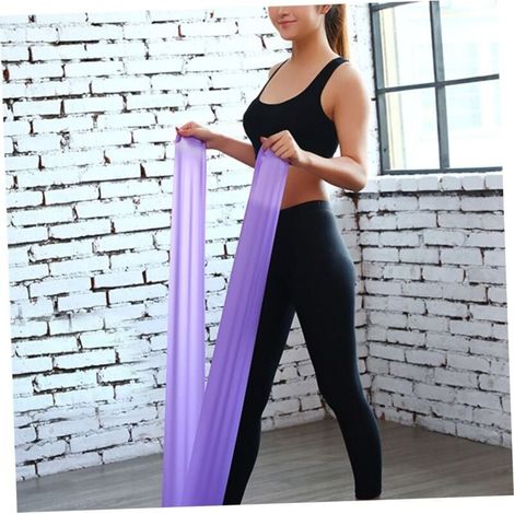 4 Pièces Bande Élastique de Yoga TPE Ceinture de Stretching pour Entraînement Musculation à Résistance Portable Couleur Aléatoire Couleur Aléatoire (1/5)