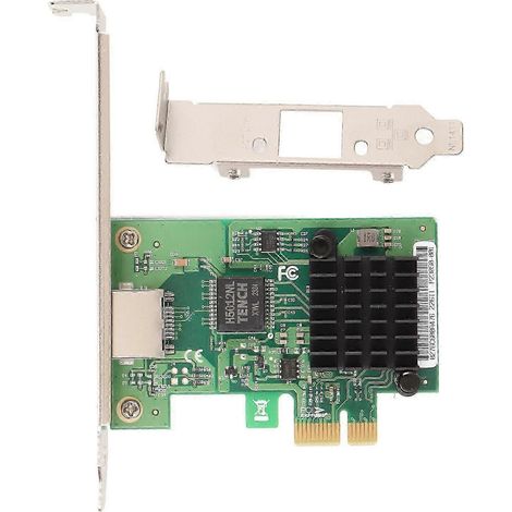 Adaptateur réseau Ethernet Gigabit Ethernet I226 T1 PCI Express x1 à port unique 2,5G, Plug and Play, avec intelligence intégrée. (1/5)