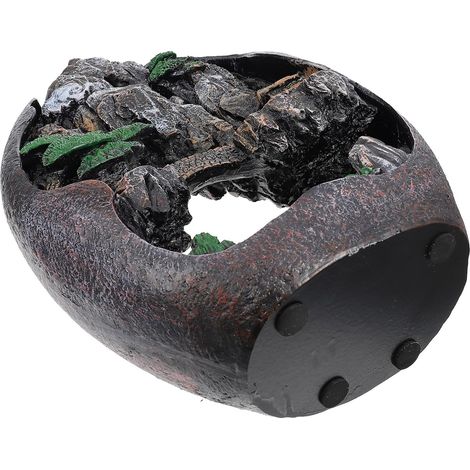 Encensoir à Refoulement en Résine Poêle Aromatique de Montagne 1 Pièce Brûleur Parfum Fontaine Cascade Cônes Ornement Artisanal Zen pour Bureau et Décoration Intérieure (1/5)