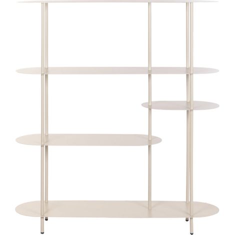 Aparador Hierro 118X30X140 Kd Crema (1/5)