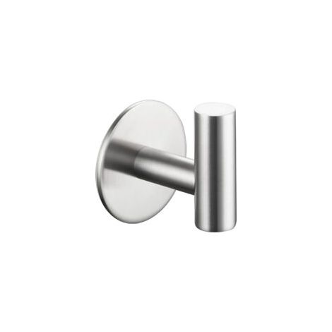 Selbstklebender Handtuchhaken aus gebürstetem Nickel für Badezimmer, Wandhalterung für Bademäntel, Küchenhaken aus Edelstahl ZVD - Crezuo (1/4)