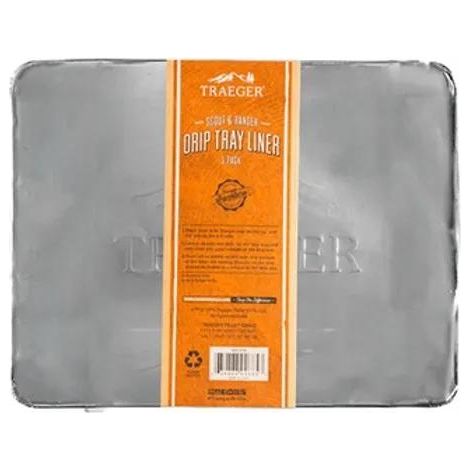 Traeger Ranger Scout revestimientos bandeja de goteo plateados