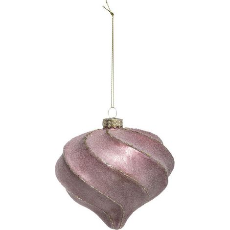Sujet de Noël Goutte "Héritage" 10cm Rose