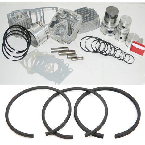 65 segments de piston, alésage de cylindre de 65, tête de compresseur 2,2 kW/3,0 kW, pièces de compresseur/pompe à air 0,25/0,36. (1/5)