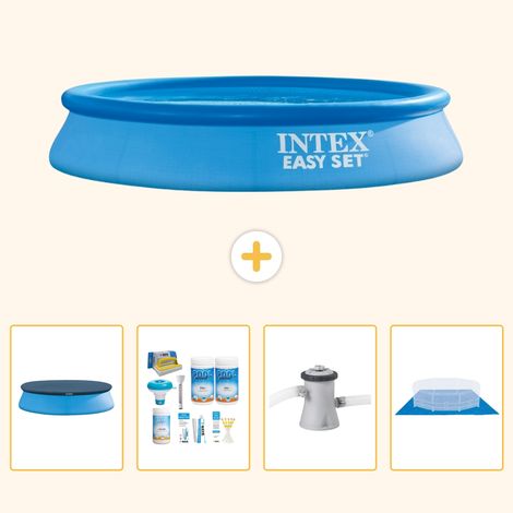 Intex Piscine Easy Set Ronde - 305x61 cm - 5-pièces  SCB1 (1/5)