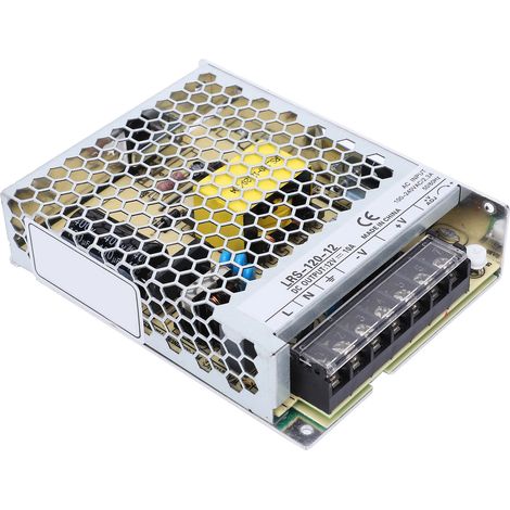 Alimentation à découpage 120W avec transformateur LED, indicateur lumineux, 85264VAC LRS-120-12 (1/5)