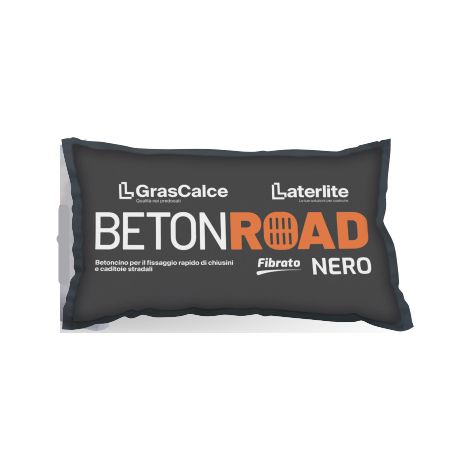 Beton road nero kg. 20 - betoncino fibrato ad alta resistenza