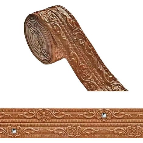 Protège-angle mural PVC 10m anti-choc décoratif(copper silver) (1/5)