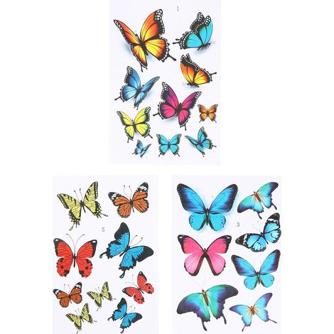 mit Insekten und Blättermotiven in verschiedenen Farben