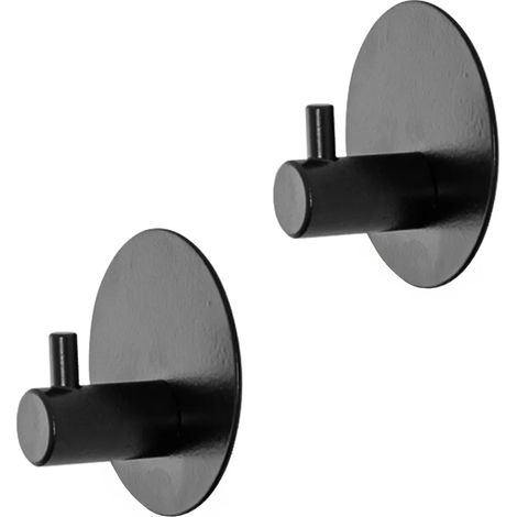 Appendini portasciugamani in acciaio nero opaco Metal (1/5)