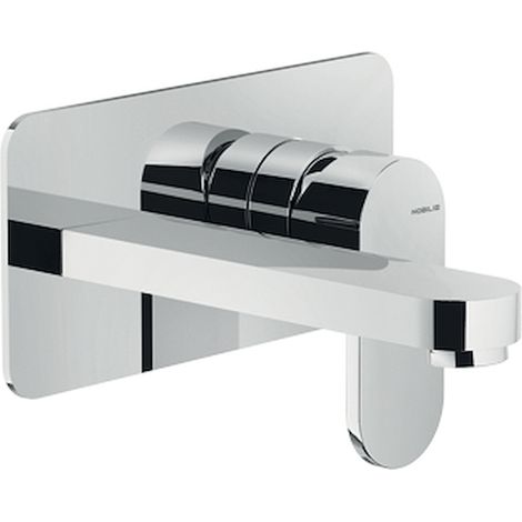 NOBILI Up rubinetto lavabo a parete senza piletta codice prod: UP94198CR (1/2)