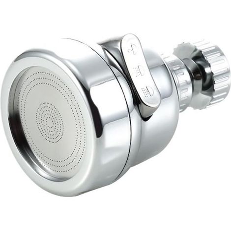Robinet de Douche Économique Durable - Douchette Multifonctions avec Spray et Jet Doux, Extensible et Rotatif pour Évier - Installation Facile, Mitigeur à 1 Levier Chromé (1/5)