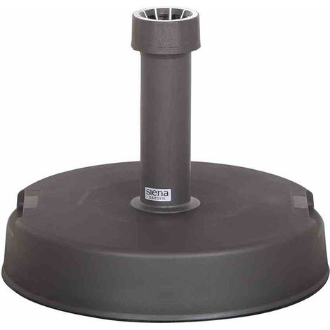 Betonständer 20 kg rund, anthrazit Kunststoffrohr 18-38 mm, mit Handmulden (1/4)