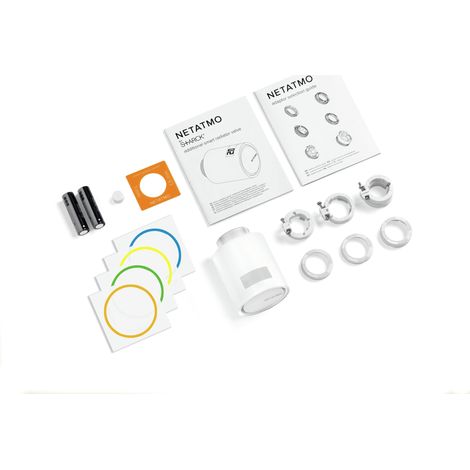 Netatmo Intelligente Thermostatkopf Weiß 80x58 mm (1/3)