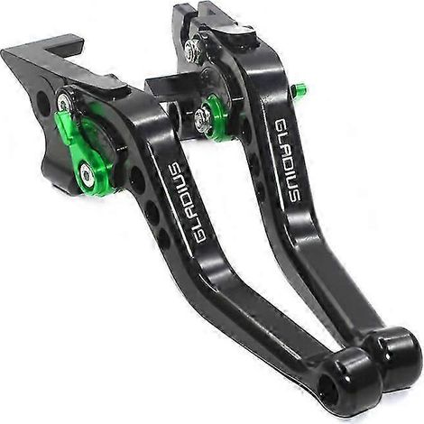 Para SFV650 GLADIUS 2009 2010 2011 2012 2013 2014 2015 NUEVO Accesorios de motocicleta de alta calidad Palanca de freno y embrague ajustable CNC (Negro verde) (1/5)