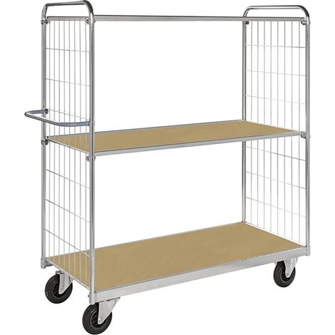 Kongamek ESD-Etagenwagen Serie 9000-L mit 3 Etagen 1400x600mm Ladefläche mit Bremse