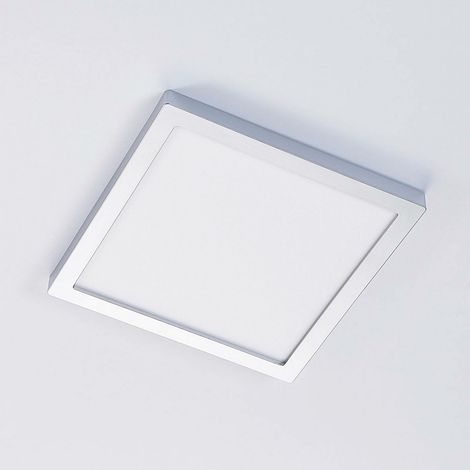 [GEBRAUCHT] B-Ware Arcchio Deckenleuchte Lampe LED silber Solvie Leuchte eckig 30 x 30 cm Kunststof (1/2)